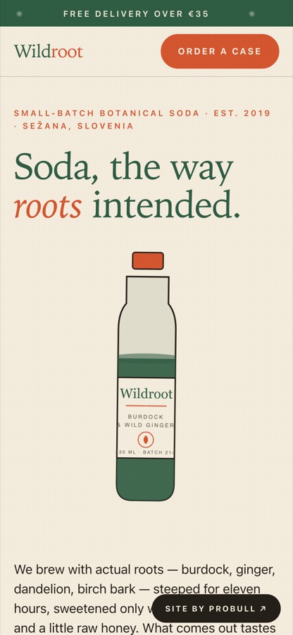 Wildroot on a phone