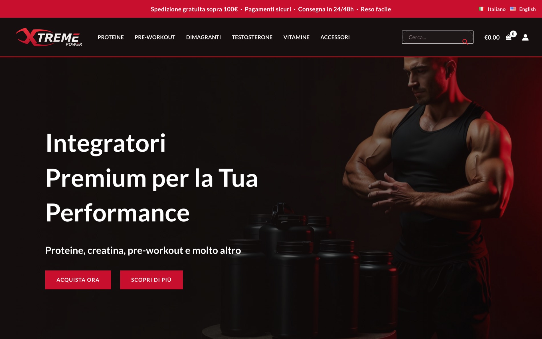 X3 Power storefront